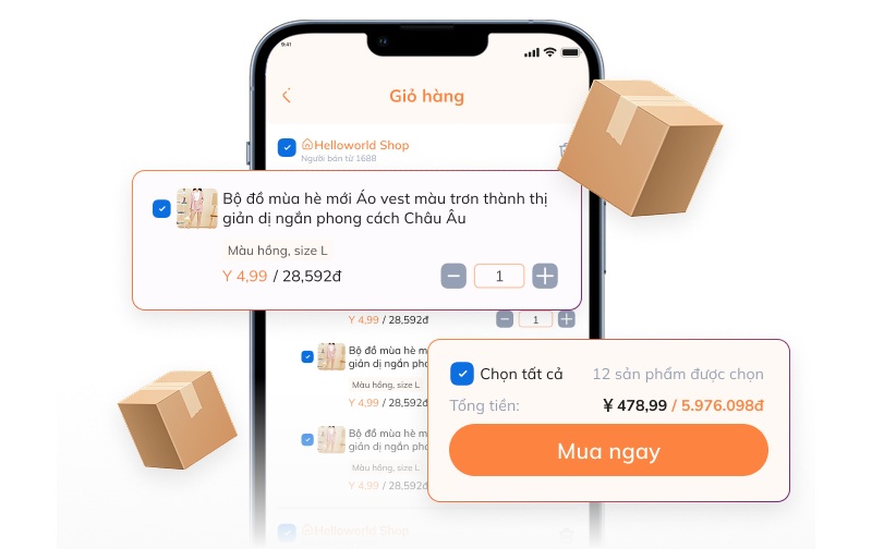 Bí quyết nhập hàng Taobao