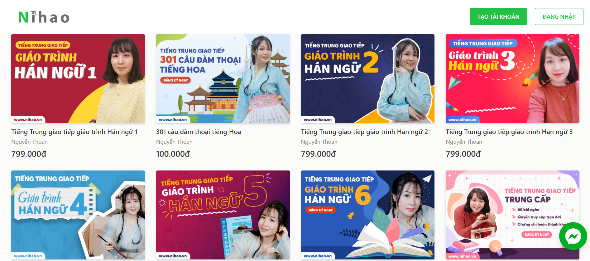 website học tiếng trung Nihao.vn