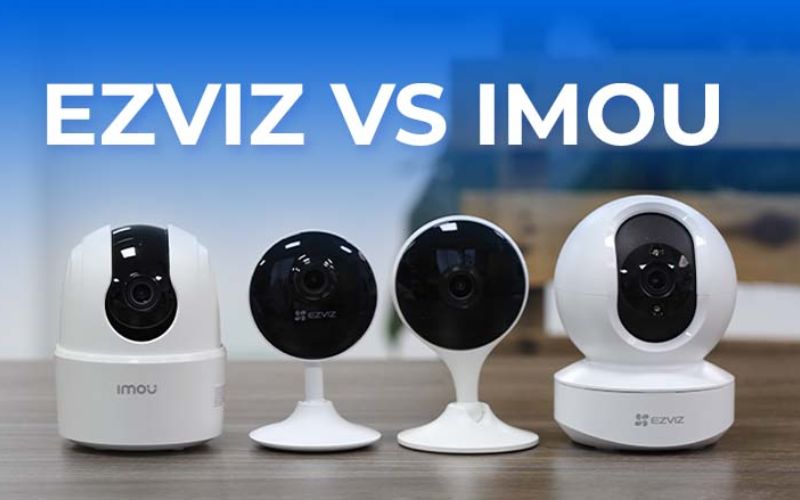 các sản phẩm của camera imou và ezviz