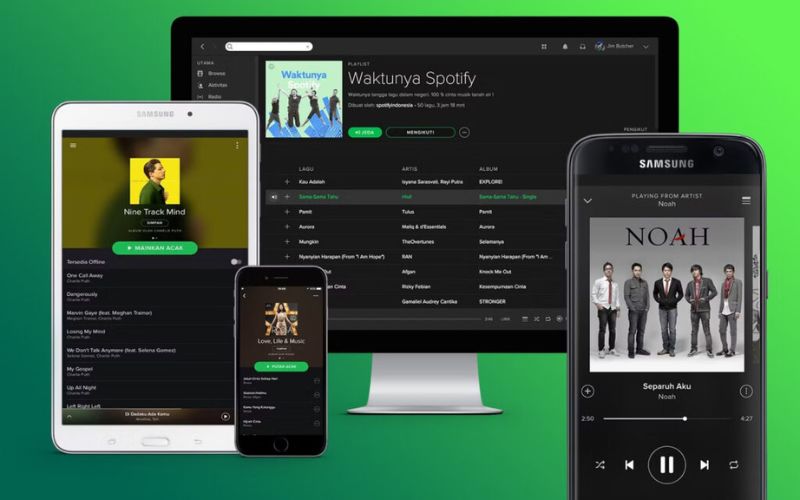 khả năng tương thích đa nền tảng của spotify
