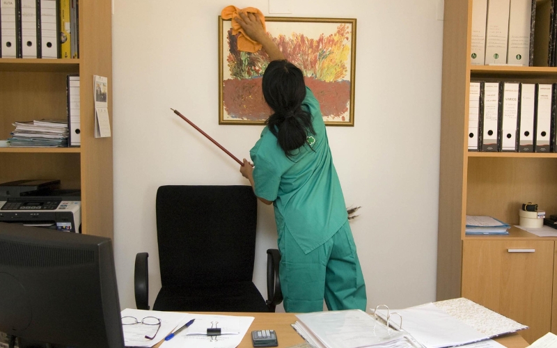 mẹo làm sạch các nội thất văn phòng khác