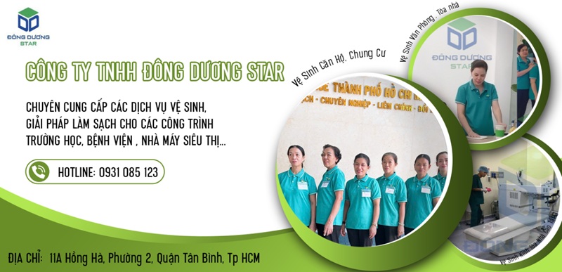 công ty vệ sinh công nghiệp Đông Dương