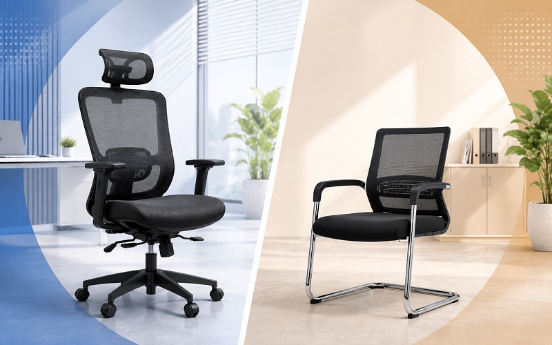 lưu ý khi chọn mua ghế xoay và ghế cố định